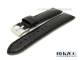 Uhrenarmband 22mm schwarz von Herzog \