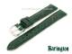 Uhrenarmband 14mm dunkelgr�n Barington echt Strau� (Bein)