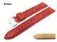 Uhrenarmband 16mm rot Barington echt Strau� (Bein)