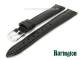 Uhrenarmband 14mm schwarz Barington echt Strau� (Bein)