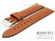 Uhrarmband 18mm braun RIOS echt B�ffel genarbt abgen�ht (Schlie�enansto� 16 mm)