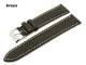 Uhrenarmband 20mm dunkelbraun Barington \