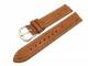 Uhrenarmband 20mm goldbraun Barington echt Strau� helle Naht