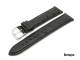 Uhrenarmband 20mm schwarz Barington echt Strau�