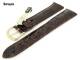 Uhrenarmband 19mm dunkelbraun Barington echt Kroko gl�nzend (Schlie�enansto� 16 mm)