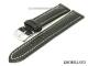 Uhrarmband 18mm schwarz besondere Narbung helle Naht von MORELLATO