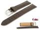 Uhrenarmband 18mm dunkelbraun EULUX  \
