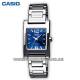 Damenuhr LTP-1283D-2A2EF Metall elegant Ziffernblatt blau von Casio (*CA*DU*)