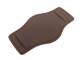 Lederunterlage f�r Uhrenarmb�nder aus Leder 20-24mm dunkelbraun abgen�ht
