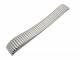 Uhrenarmband Edelstahl 20mm Zugband poliert silberfarben