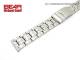 Edelstahl-Uhrband XL 20mm teilweise poliert sportlich-elegant von BEAR