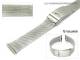 Metallarmband Edelstahl 18mm Milanaise leichtes Geflecht matt (satiniert) von Vollmer