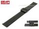 Uhrenarmband Edelstahl 20mm Milanaise schwarz matt von BEAR