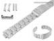 Uhrenarmband 20mm Edelstahl matt Wechselansto� rund/gerade