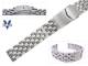 Uhrenarmband Edelstahl 18mm sandgestrahlt Faltschlie�e sportliches Design von Vollmer