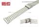 Edelstahl-Uhrband 20mm teilweise poliert elegant Schiebeverschluss von BEAR