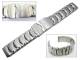 Uhrenarmband 18mm Edelstahl fein geb�rstet Massiv-Optik sportlich