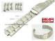 Edelstahl-Uhrenarmband Multi-Ansto� 18-22mm rund/gerade teilweise poliert schlicht von BEAR