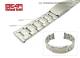Edelstahl-Uhrenarmband 20mm sandgestrahlt teilweise poliert sportlich-elegant von BEAR