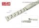 Edelstahl-Uhrband 16mm gesandstrahlt teilweise poliert elegant von BEAR