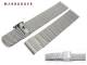 Uhrenarmband 18mm Edelstahl Milanaise geb�rstet elegant Schiebeverschluss
