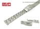 Edelstahl-Uhrband 16mm teilweise poliert sportlich-elegant von BEAR