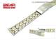Edelstahl-Uhrband 16mm bicolor teilweise poliert sportlich-elegant von BEAR
