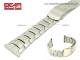 Edelstahl-Uhrenarmband 24mm Massiv-Optik teilpoliert sportlich von BEAR