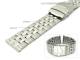 Uhrenarmband Edelstahl 26mm Massiv-Optik fein geb�rstet teilweise poliert