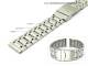 Uhrenarmband Edelstahl 20mm fein geb�rstet teilweise poliert