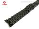 Uhrenarmband TIMEX TX 20mm Edelstahl schwarz massiv Rund-Ansto� f�r T3B921