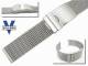Metallarmband Edelstahl 22mm Milanaise mittelschweres Geflecht matt (sandgestrahlt) von Vollmer