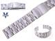 Metallarmband Edelstahl 22mm Massiv-Optik satiniert Faltschlie�e von Vollmer
