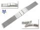 Metallarmband 18mm Milanaise SES schweres Geflecht teilpoliert Faltschlie�e von Vollmer