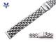 Metallarmband Edelstahl 14mm Massiv-Optik poliert Faltschlie�e von Vollmer