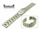 Uhrenarmband 18mm Edelstahl massiv fein geb�rstet von Eichm�ller