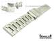 Uhrenarmband Edelstahl 22mm massiv fein geb�rstet schwere Ausf�hrung von Eichm�ller