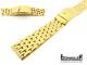 Uhrenarmband 18mm Edelstahl massiv TNG-vergoldet von Eichm�ller