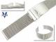 Metallarmband Edelstahl 20mm Milanaise mittelschweres Geflecht teilpoliert Faltschlie�e von Vollmer