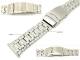 Uhrenarmband Edelstahl 26mm Faltschlie�e mit Bandverl�ngerung teilweise poliert sportlich