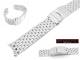 Ersatzuhrband Riedenschild 20mm Edelstahl massiv runder Ansto� poliert