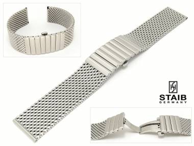 Einzelglied Edelstahl poliert f�r Uhrenarmband St-MD01 18mm von Staib - Bild vergr��ern 