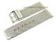 Uhrenarmband 26mm Edelstahl Milanaise poliert Dornschlie�e
