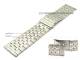 Uhrenarmband Edelstahl 28mm fein geb�rstet, teilpoliert