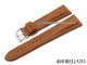 Uhrband 24mm hellbraun Naturkalbleder fein genarbt abgen�ht von MORELLATO (Schlie�enansto� 20 mm)