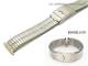 Flex-Uhrarmband Teleskop-Ansto� 18-22mm Edelstahl \
