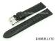 Uhrenarmband 22mm schwarz Racing-Design glatt von MORELLATO (Schlie�enansto� 20 mm)
