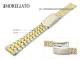 Uhrarmband 12mm Edelstahl bicolor teilweise poliert klassisch-schlicht von MORELLATO