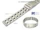 Uhrenband Edelstahl 18-22mm Wechselansto� teilweise poliert extravagant von Piero Magli