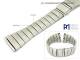 Uhrenband Edelstahl 26-30mm Wechselansto� teilweise poliert sportlich-schlicht von Piero Magli